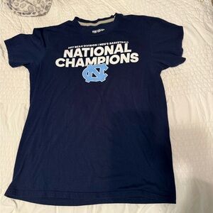 UNC National Champions T-Shirt - Navy Blue